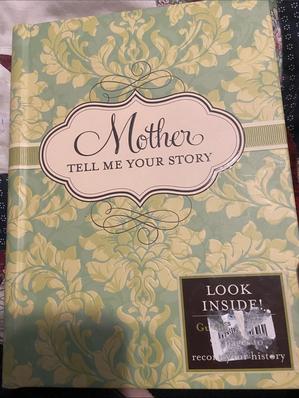 Mother Tell Me Your Story Memory Guided Journal